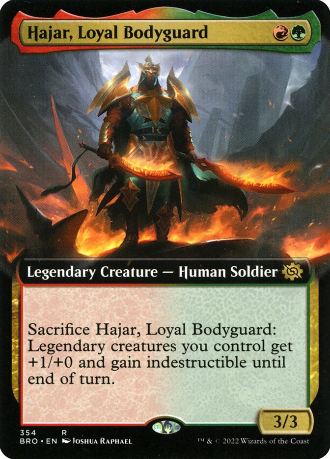 Hajar, Loyal Bodyguard - The Brothers' War (BRO)