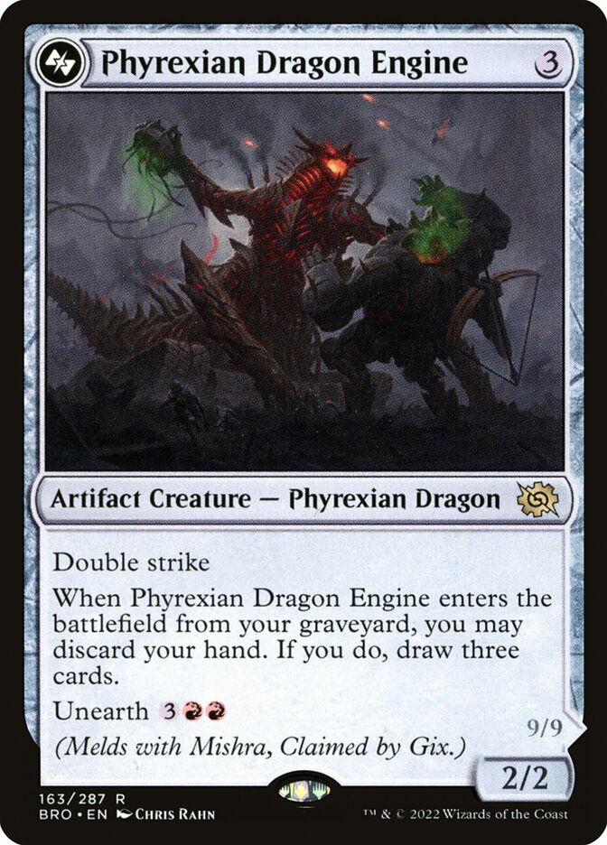 Phyrexian Dragon Engine // Mishra, Lost to Phyrexia - The Brothers' War