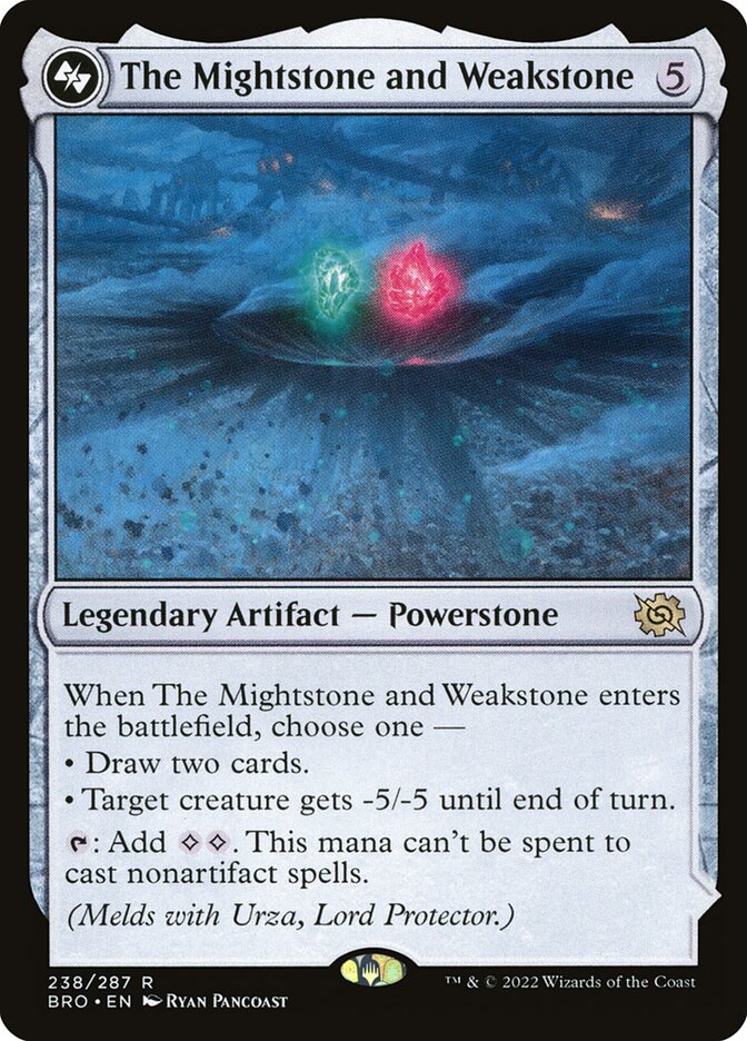 The Mightstone and Weakstone // Urza, Planeswalker - The Brothers' War
