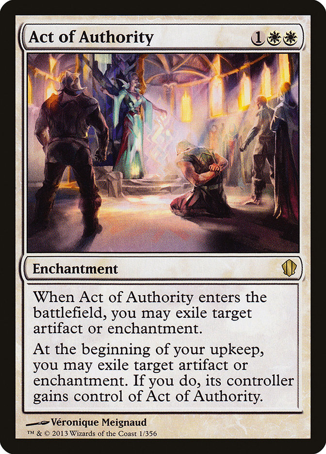 Act of Authority - MTG Card versions