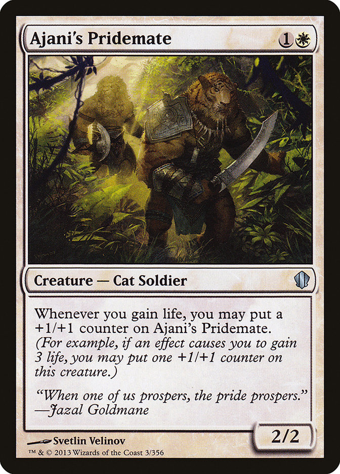 Ajani's Pridemate - MTG Card versions