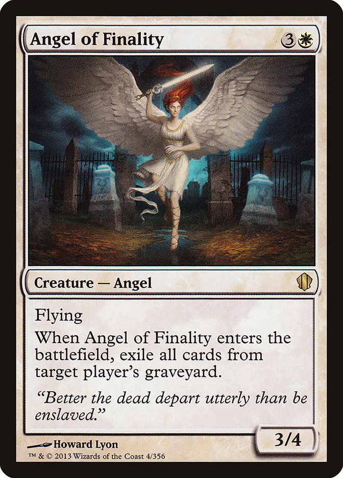 Angel of Finality - MTG Card versions