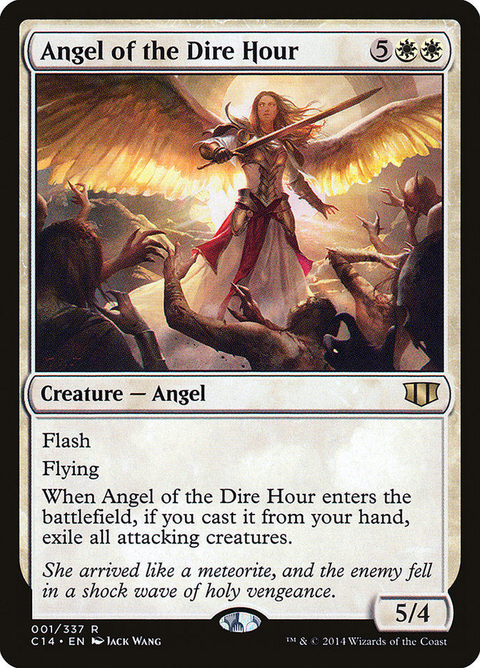 Angel of the Dire Hour - MTG Card versions