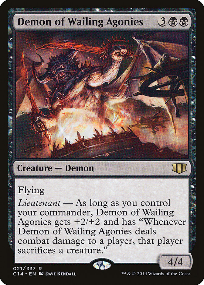 Demon of Wailing Agonies - Commander 2014