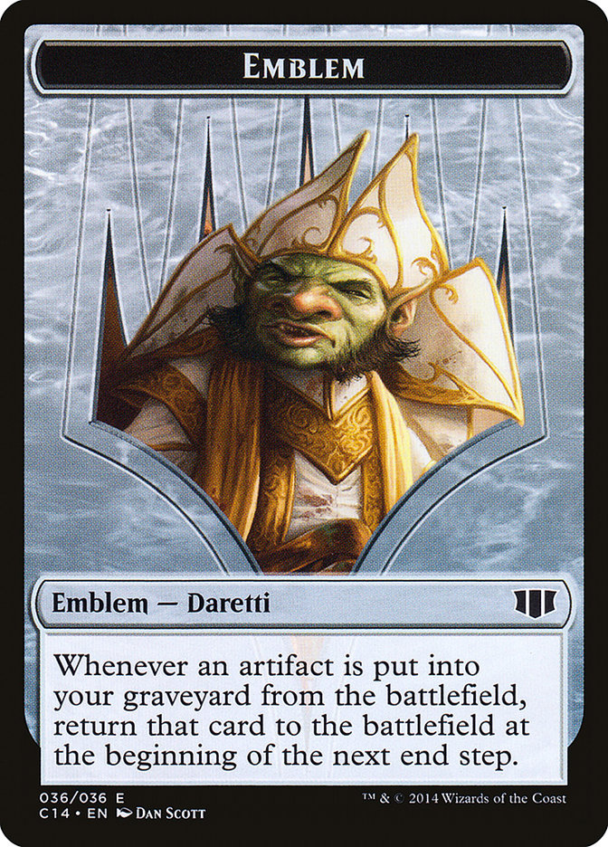 Daretti, Scrap Savant Emblem - Commander 2014 (C14)