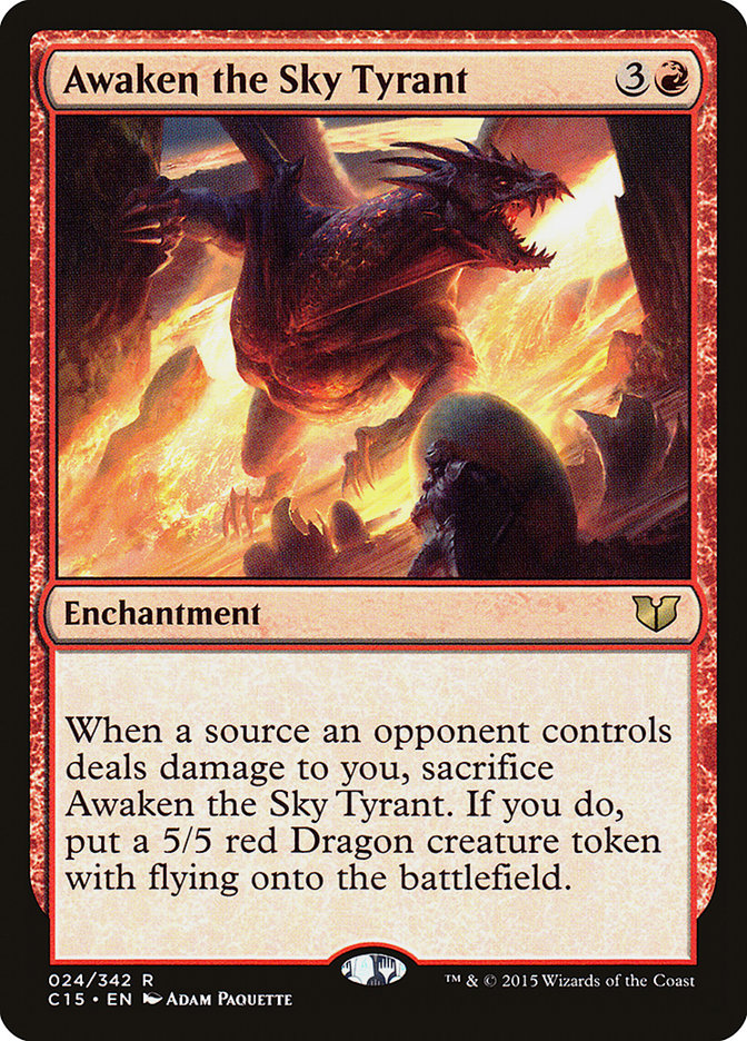 Awaken the Sky Tyrant - Commander 2015 (C15)