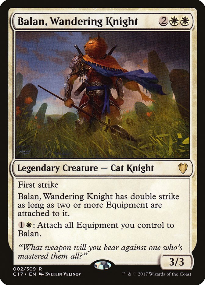 Balan, Wandering Knight - MTG Card versions