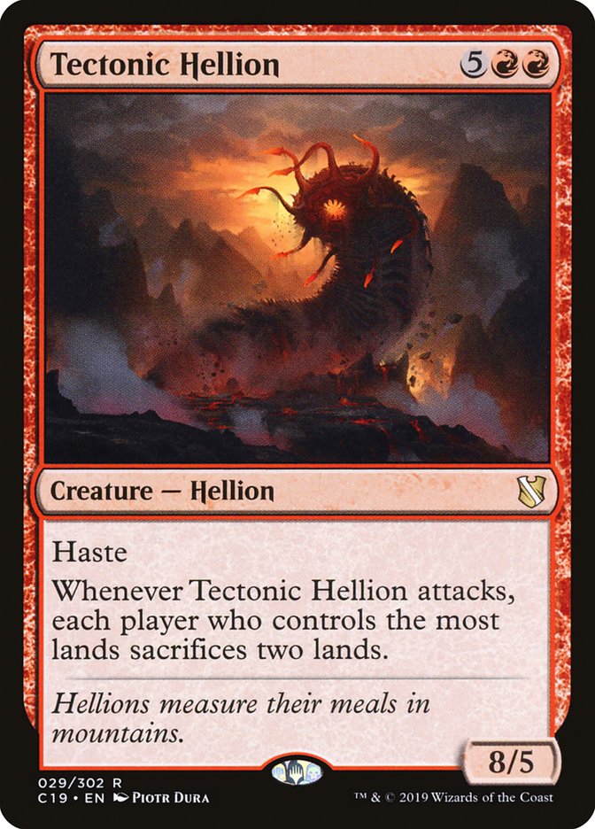 Tectonic Hellion - Commander 2019