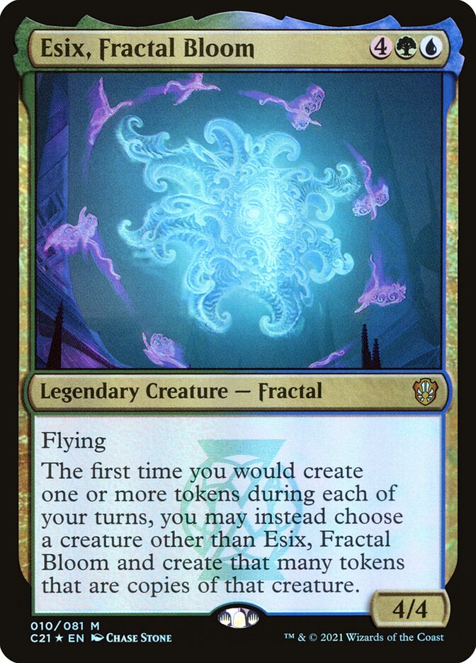Ésix, flor de fractales - Commander 2021 (C21)