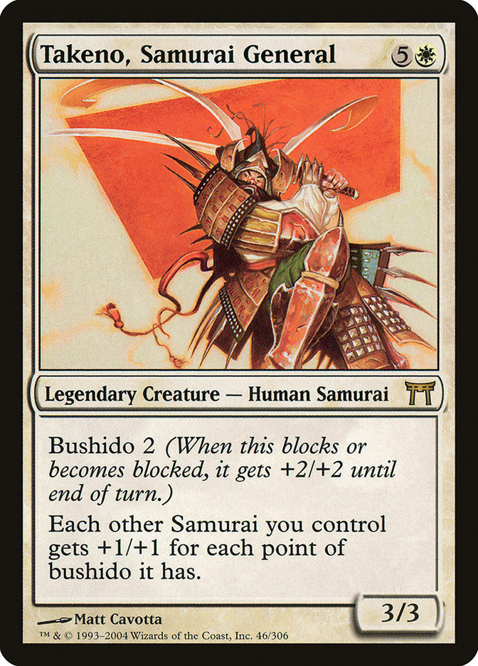 Takeno, Samurai General - Champions of Kamigawa