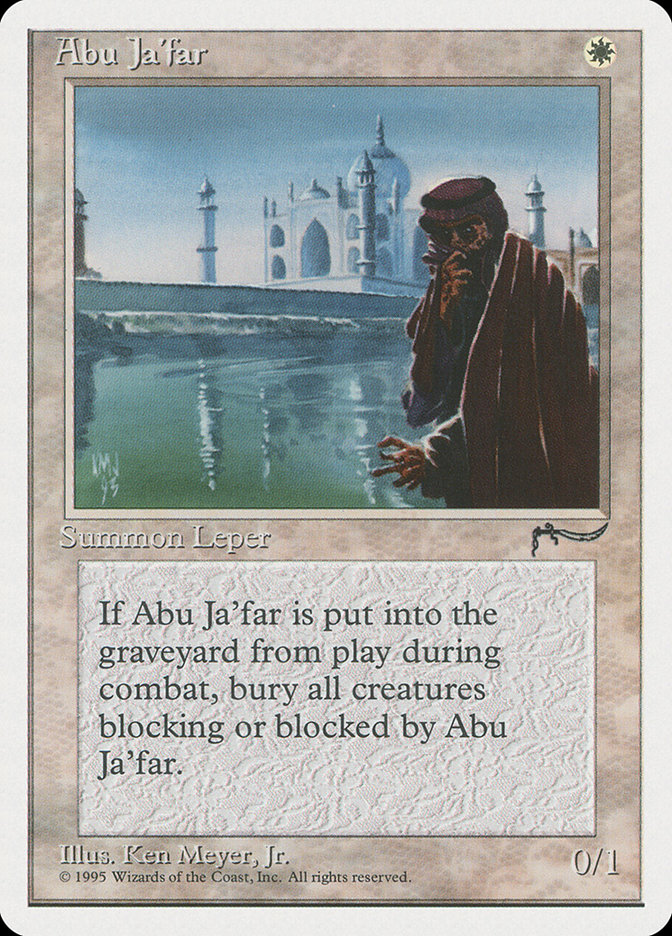 Abu Ja'far - MTG Card versions