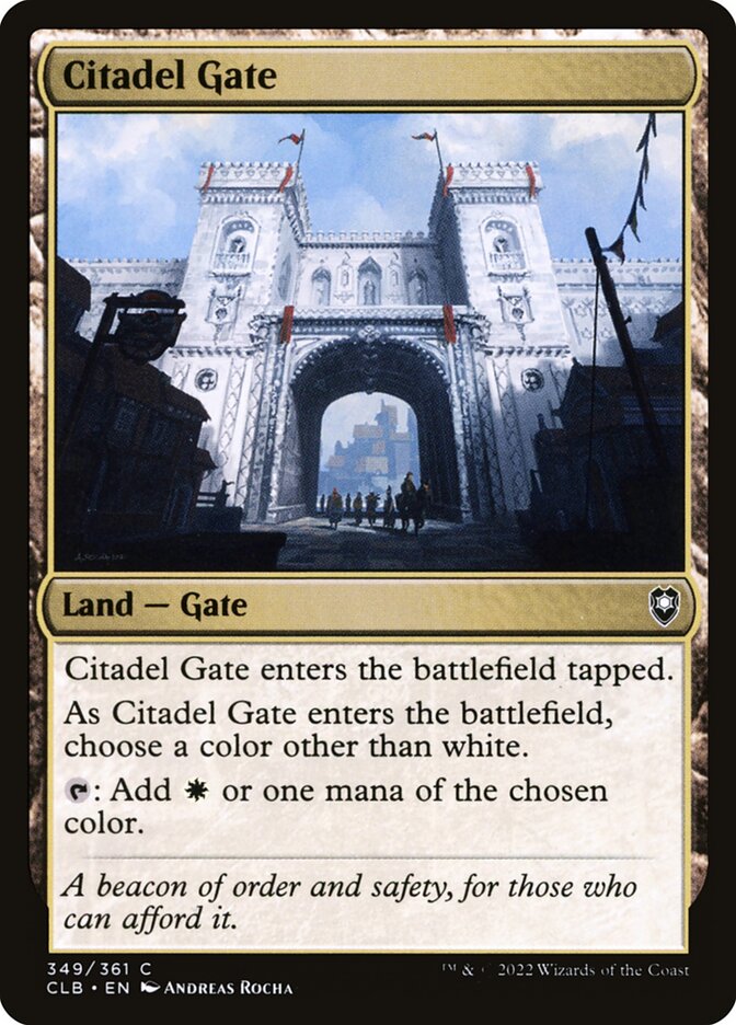Portão da Cidadela - Commander Legends: Battle for Baldur's Gate