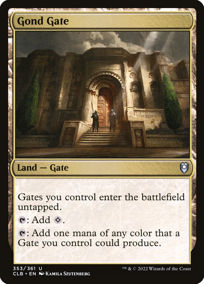 Puerta de Gond - Commander Legends: Battle for Baldur's Gate