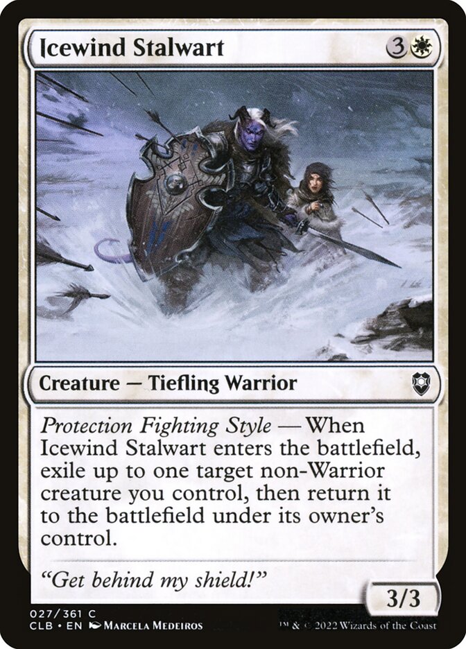 Icewind Stalwart - Commander Legends: Battle for Baldur's Gate (CLB)