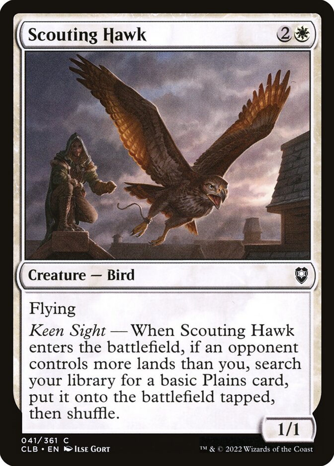 Scouting Hawk - Commander Legends: Battle for Baldur's Gate (CLB)