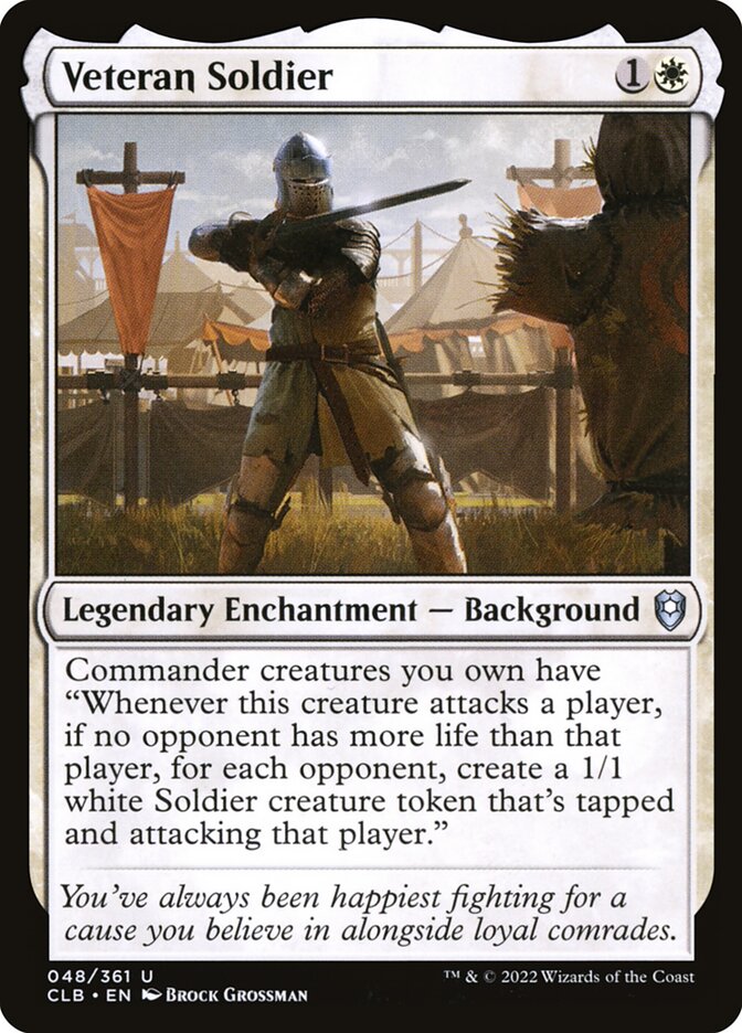 Veteran Soldier - Commander Legends: Battle for Baldur's Gate (CLB)