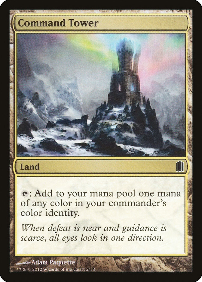 Command Tower - MTG Card versions