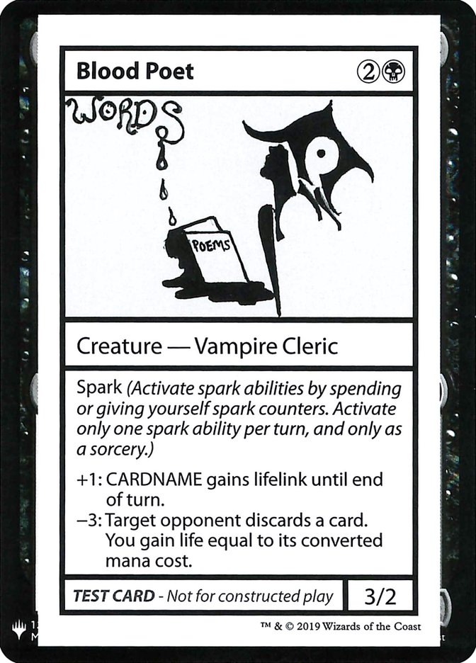 Blood Poet - Mystery Booster Playtest Cards 2019 (CMB1)