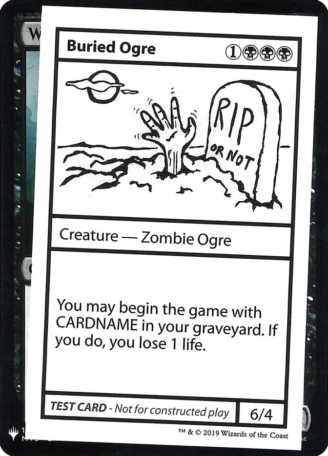 Buried Ogre - Mystery Booster Playtest Cards 2019 (CMB1)