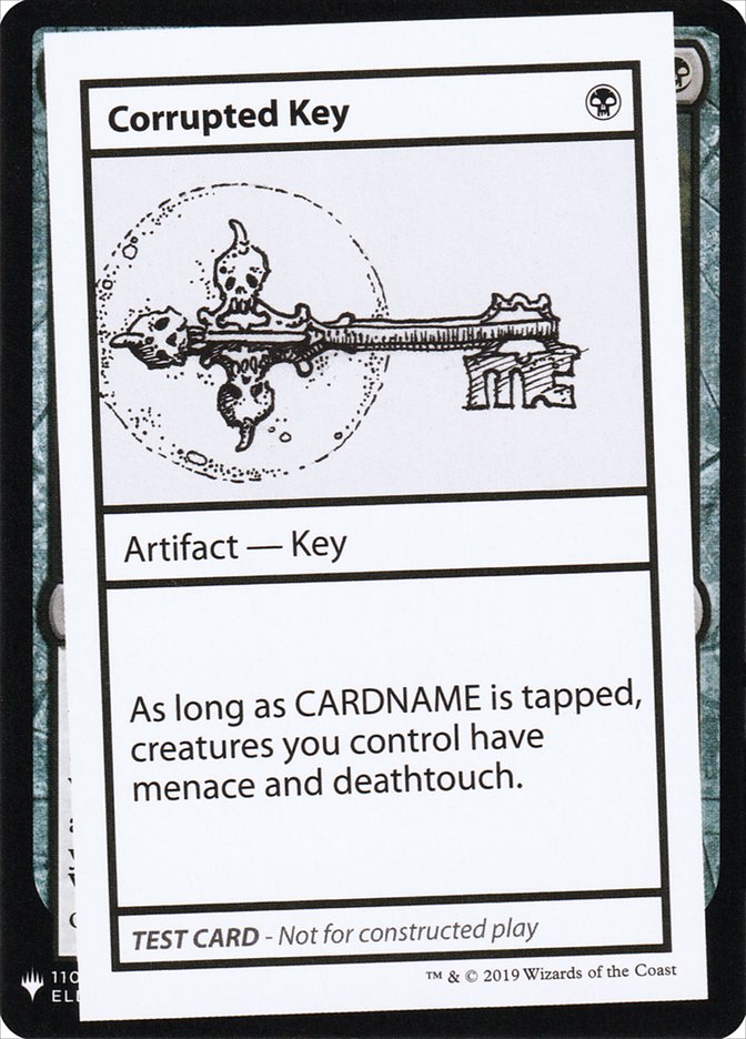 Corrupted Key - Mystery Booster Playtest Cards 2019 (CMB1)