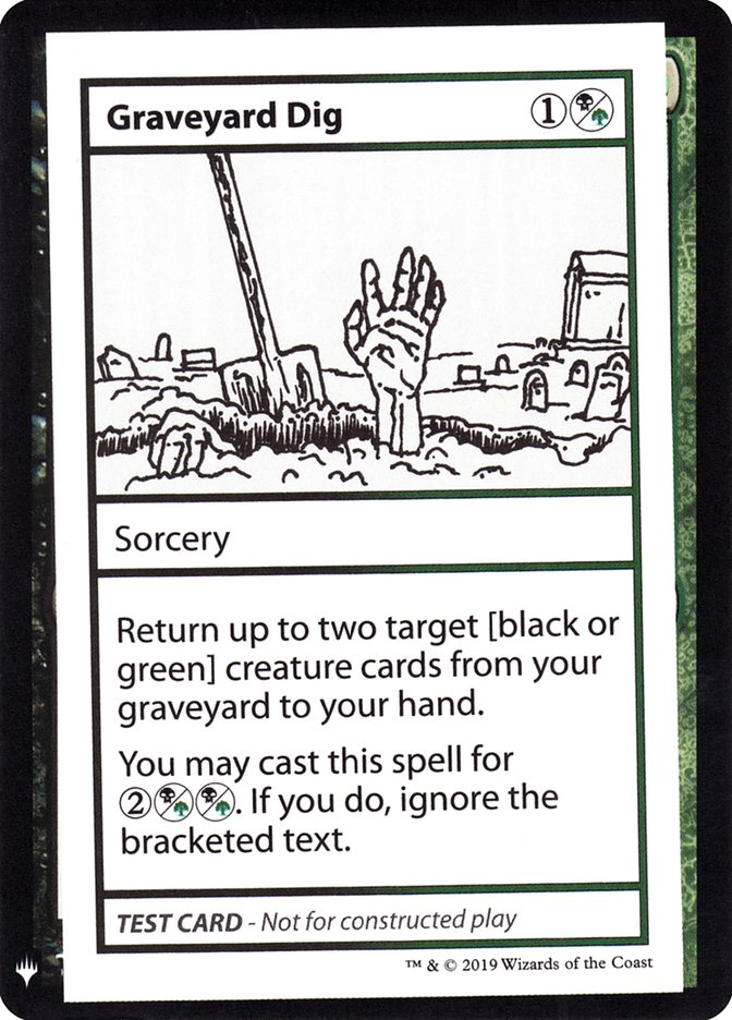 Graveyard Dig - Mystery Booster Playtest Cards 2019 (CMB1)