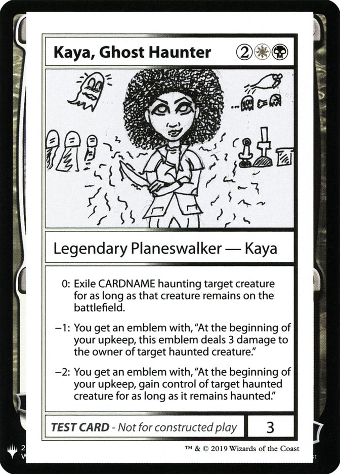 Kaya, Ghost Haunter - Mystery Booster Playtest Cards 2019 (CMB1)