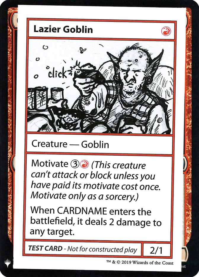 Lazier Goblin - Mystery Booster Playtest Cards 2019 (CMB1)