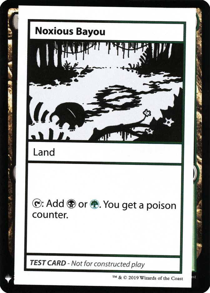 Noxious Bayou - Mystery Booster Playtest Cards 2019 (CMB1)