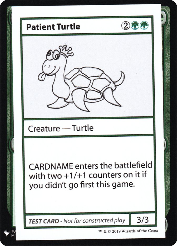 Patient Turtle - Mystery Booster Playtest Cards 2019 (CMB1)