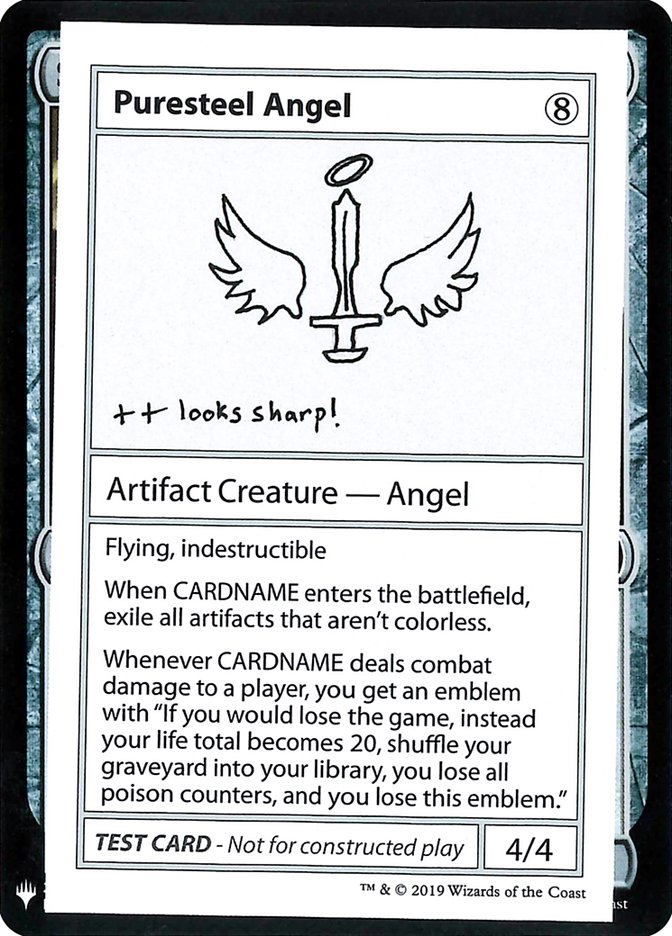 Puresteel Angel - Mystery Booster Playtest Cards 2019 (CMB1)