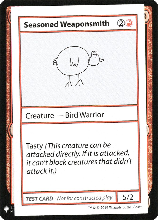 Seasoned Weaponsmith - Mystery Booster Playtest Cards 2019 (CMB1)