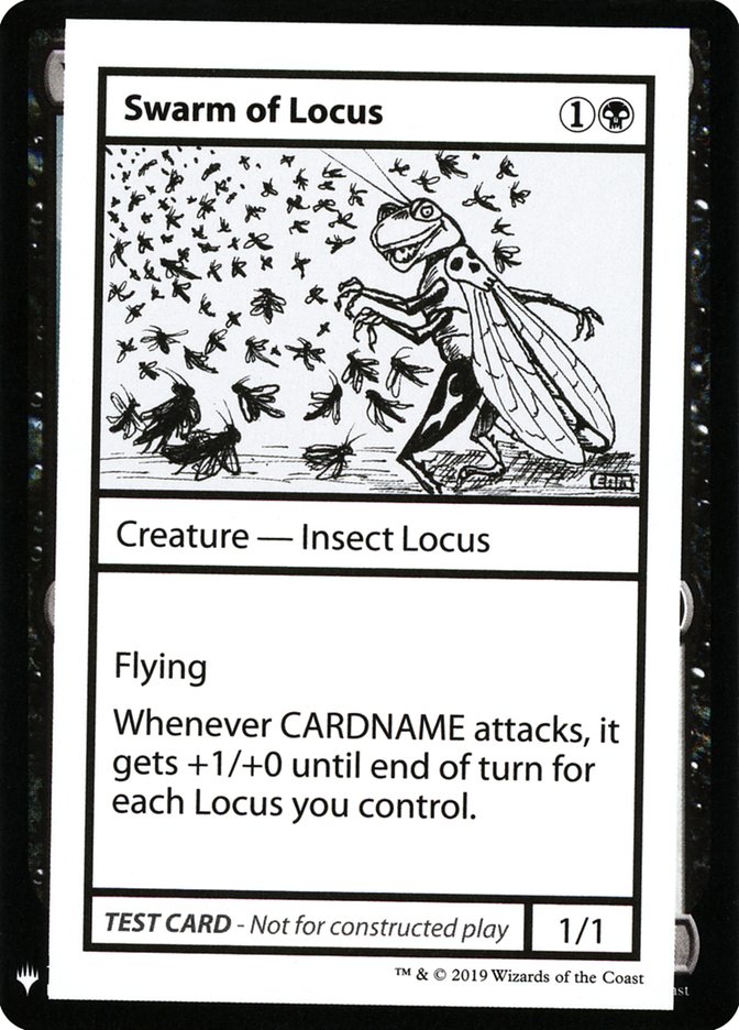 Swarm of Locus - Mystery Booster Playtest Cards 2019 (CMB1)