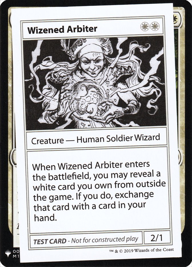 Wizened Arbiter - Mystery Booster Playtest Cards 2019 (CMB1)