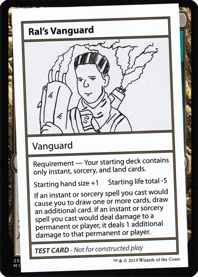 Ral's Vanguard - MTG Card versions