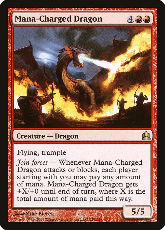Mana-Charged Dragon - Commander 2011 (CMD)