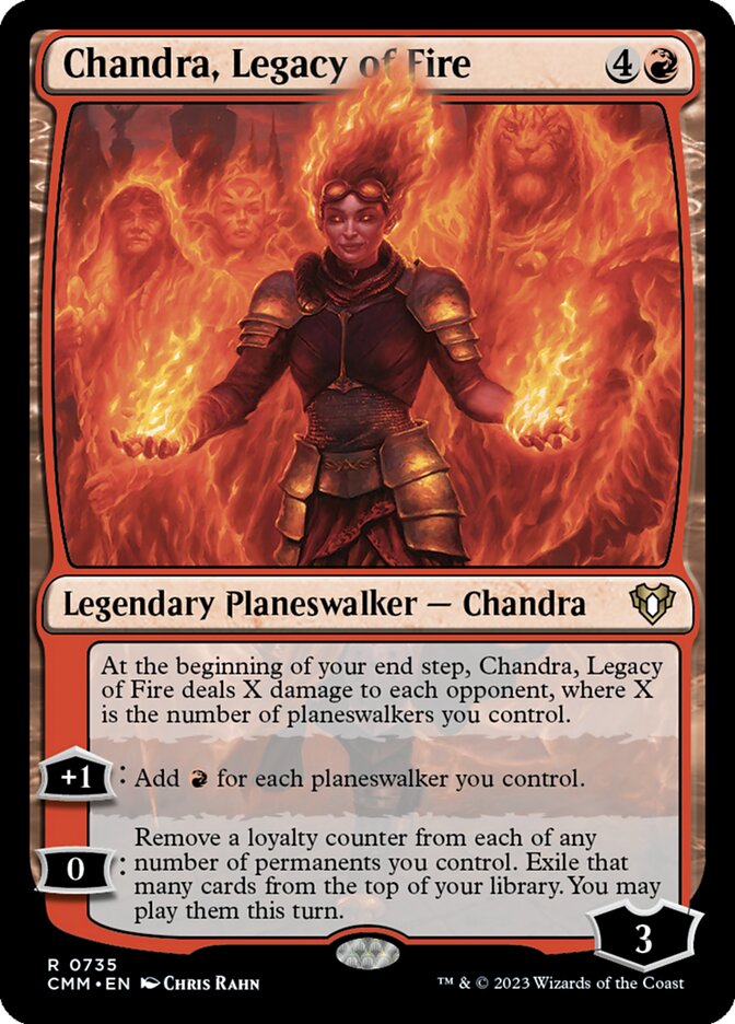 Chandra, Legacy of Fire - Commander Masters