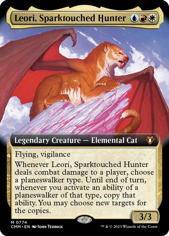 Leori, Sparktouched Hunter - Commander Masters (CMM)