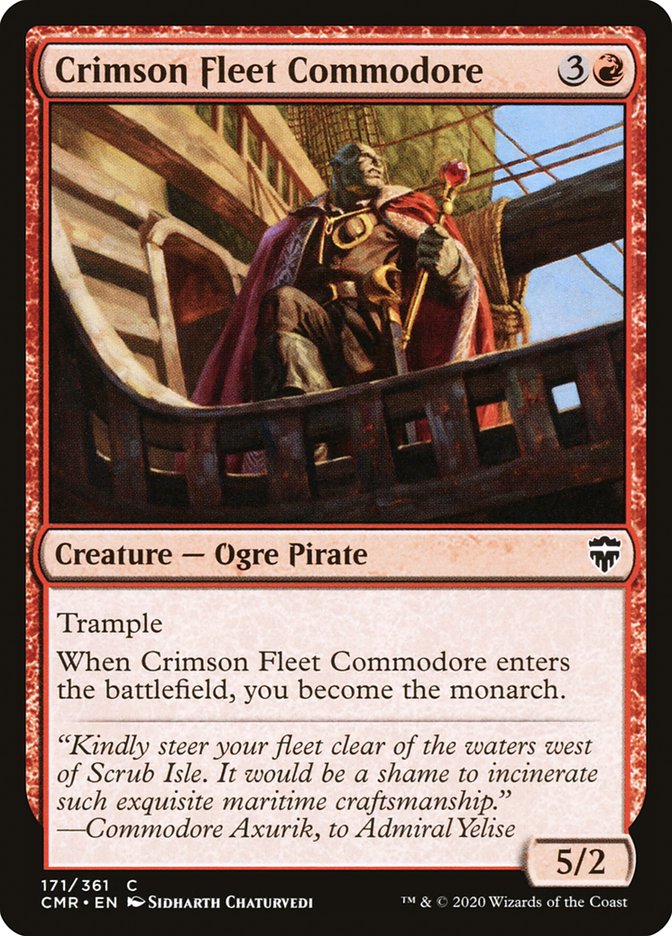 Crimson Fleet Commodore - Commander Legends (CMR)
