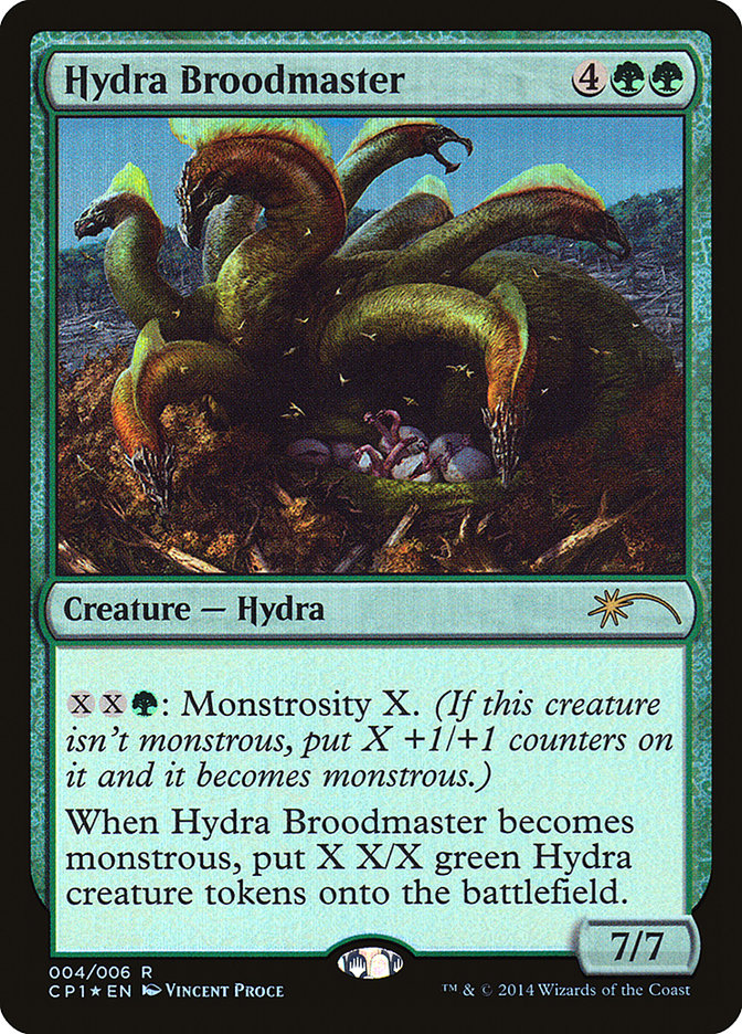 Hydra Broodmaster - MTG Card versions