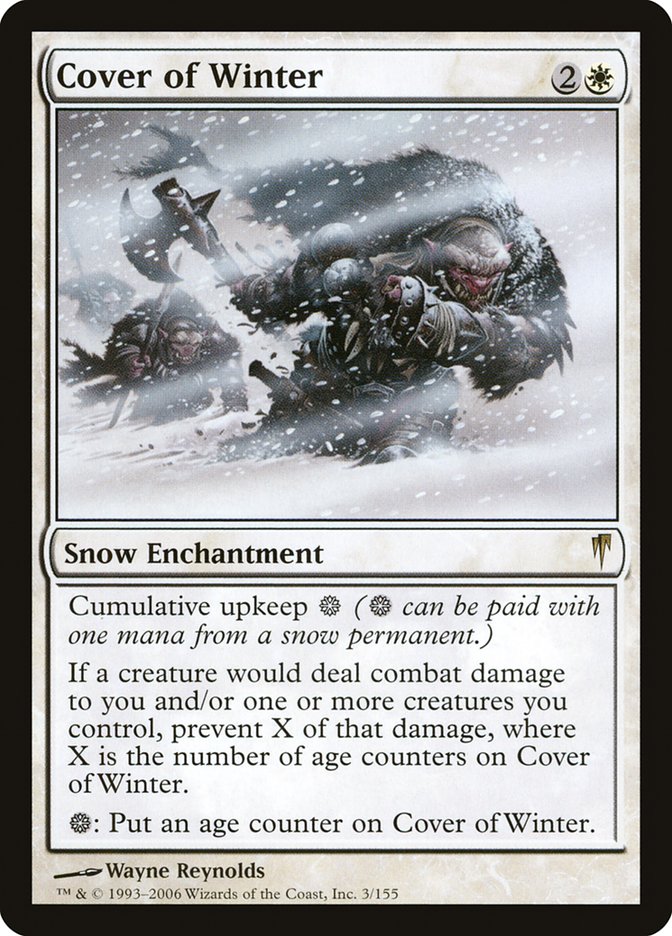 Cover of Winter - MTG Card versions