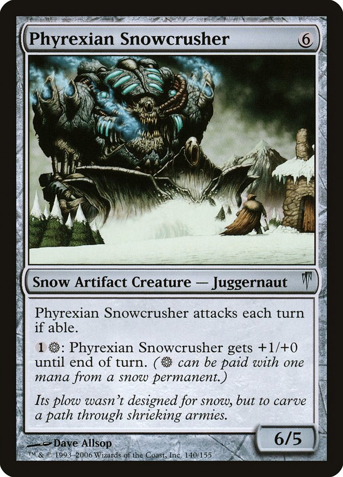 Phyrexian Snowcrusher - Coldsnap (CSP)