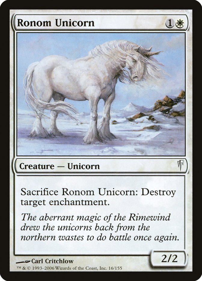 Unicornio de Rónom - Coldsnap (CSP)
