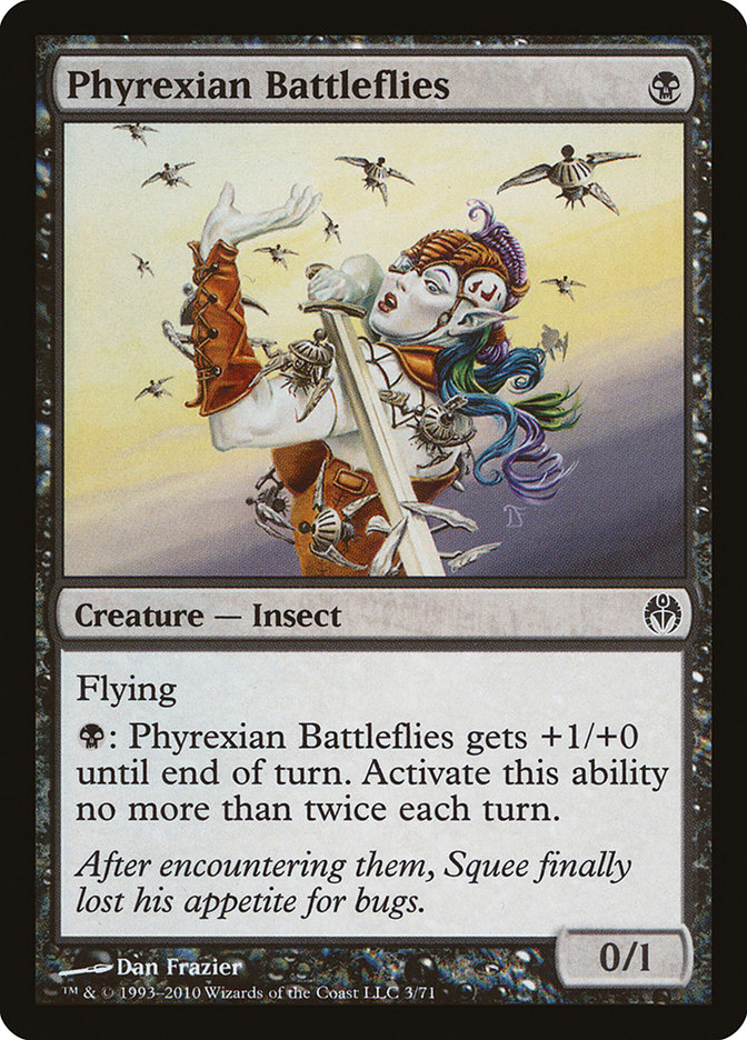 Phyrexian Battleflies - MTG Card versions