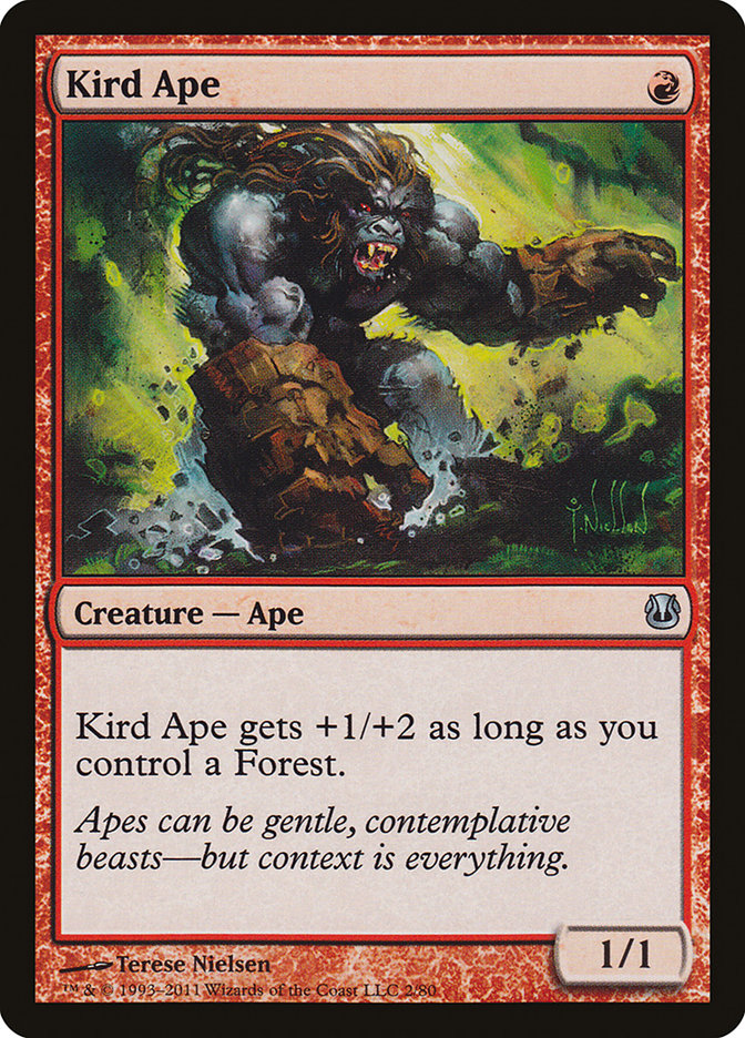 Kird Ape - MTG Card versions
