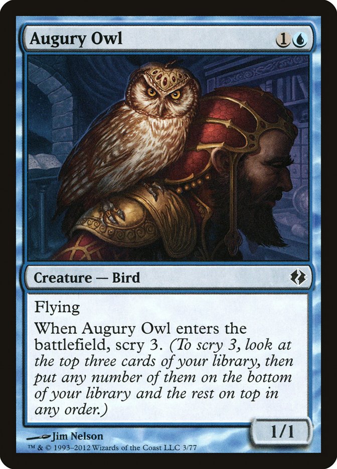 Augury Owl - MTG Card versions