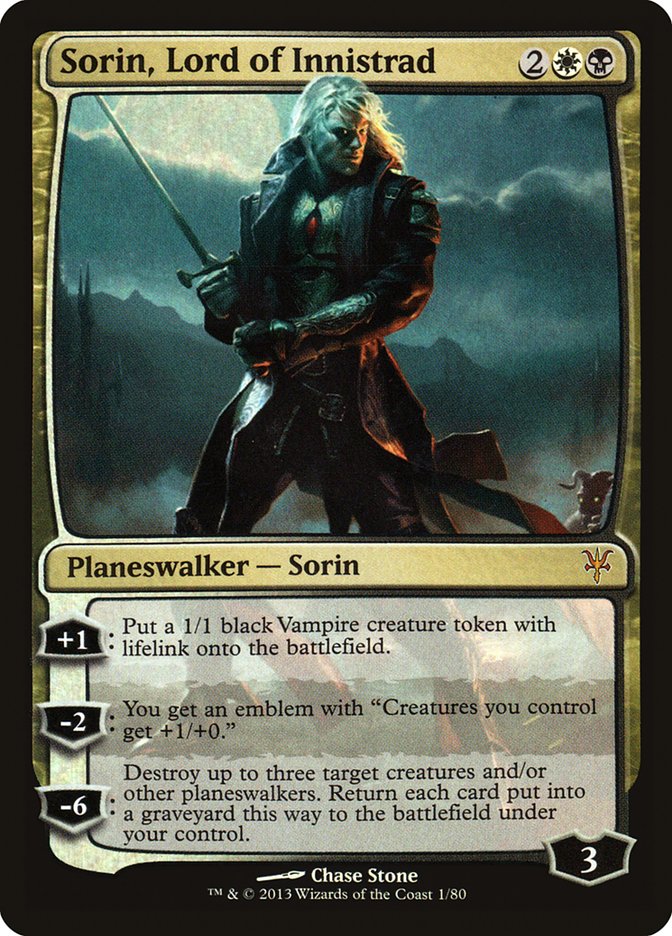 Sorin, Lord of Innistrad - MTG Card versions
