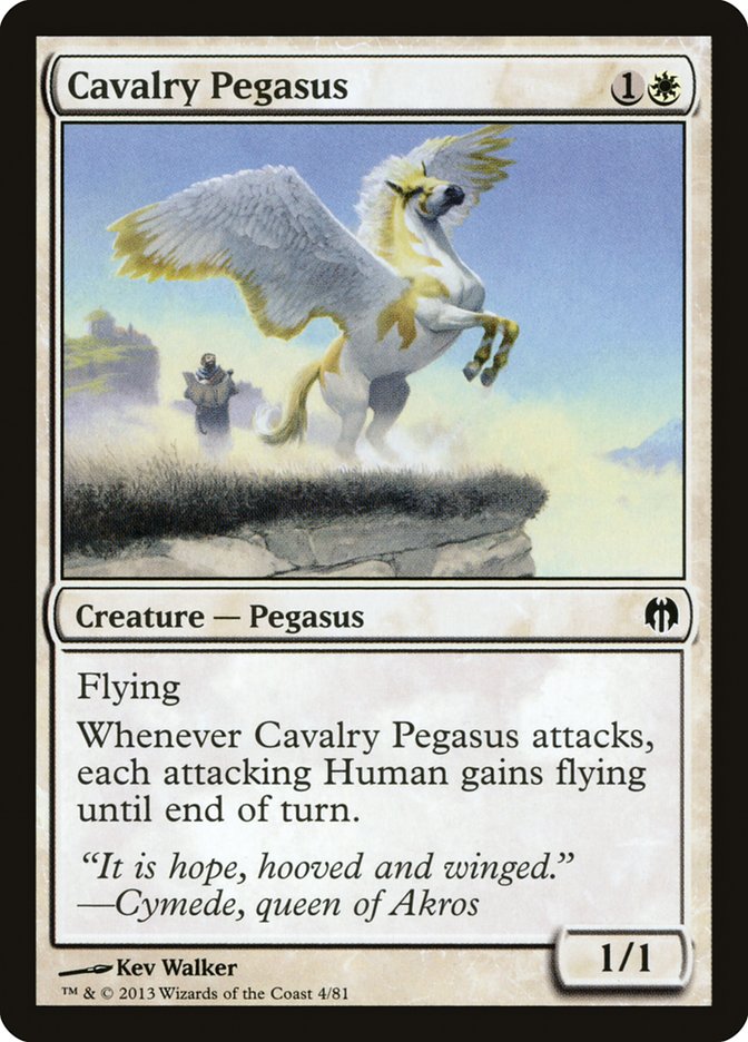Cavalry Pegasus - MTG Card versions
