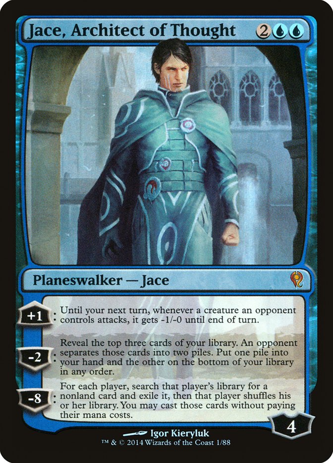 Jace, Architect of Thought - MTG Card versions