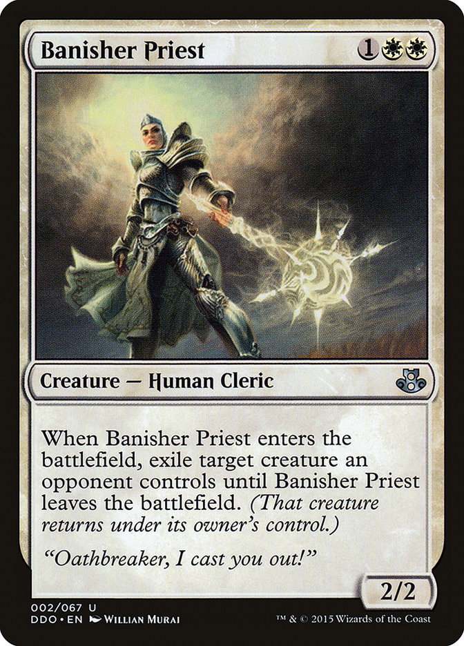 Banisher Priest - MTG Card versions