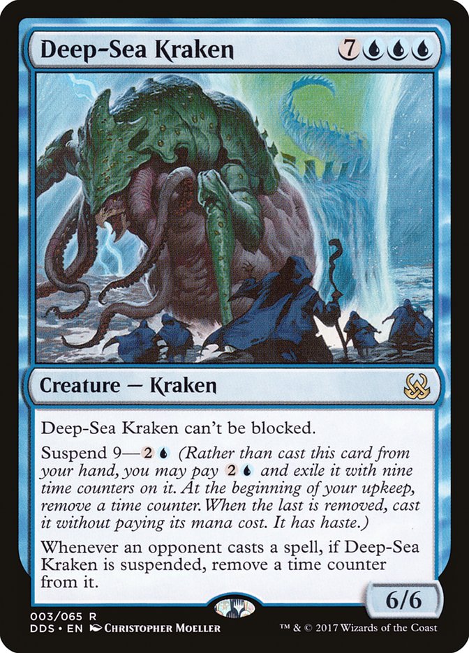 Deep-Sea Kraken - MTG Card versions